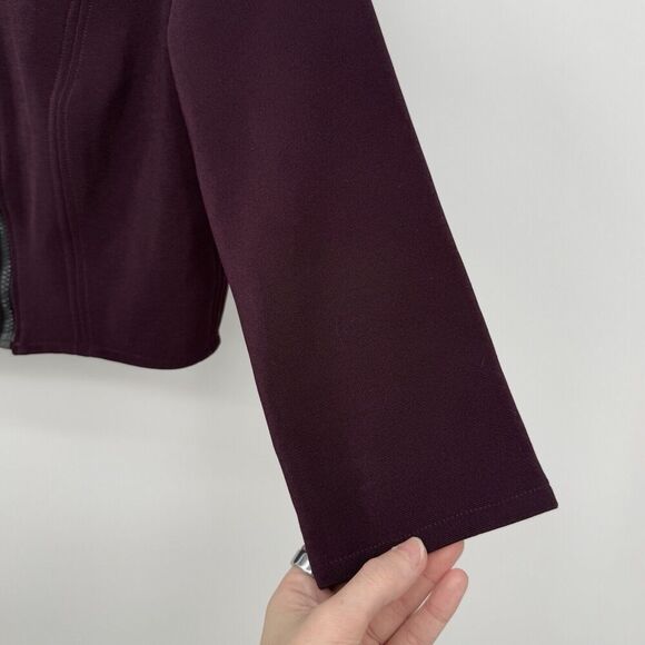 Jeannie Nitro Purple Cropped Jacket Fitted Vintage Size Medium Gothic USA - Picture 5 of 9